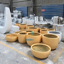 Customized glass fiber reinforced plastic flower pot shopping mall square park Meichen oval outdoor creative flower pot floor planting large flower pot