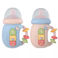 Newborn Baby Cartoon Electric Feeding Bottle Musical Mobile