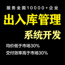 QR code access management system software warehouse scanning barcode applet app development customized erp items