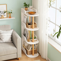 Living room sofa Side shelve Bedroom Bedroom bedside Several clips gap containing cabinet Childrens desk side ultra narrow and small bookshelf