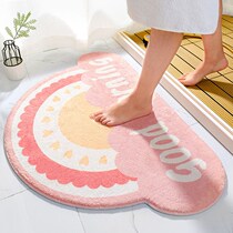 Semicircular Rainbow Bathroom in doormat Absorbent Toilet Door Cushion Bathroom toilet door Anti Slip Footbed