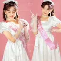 Платье, перчатки, серьги, 37 размер