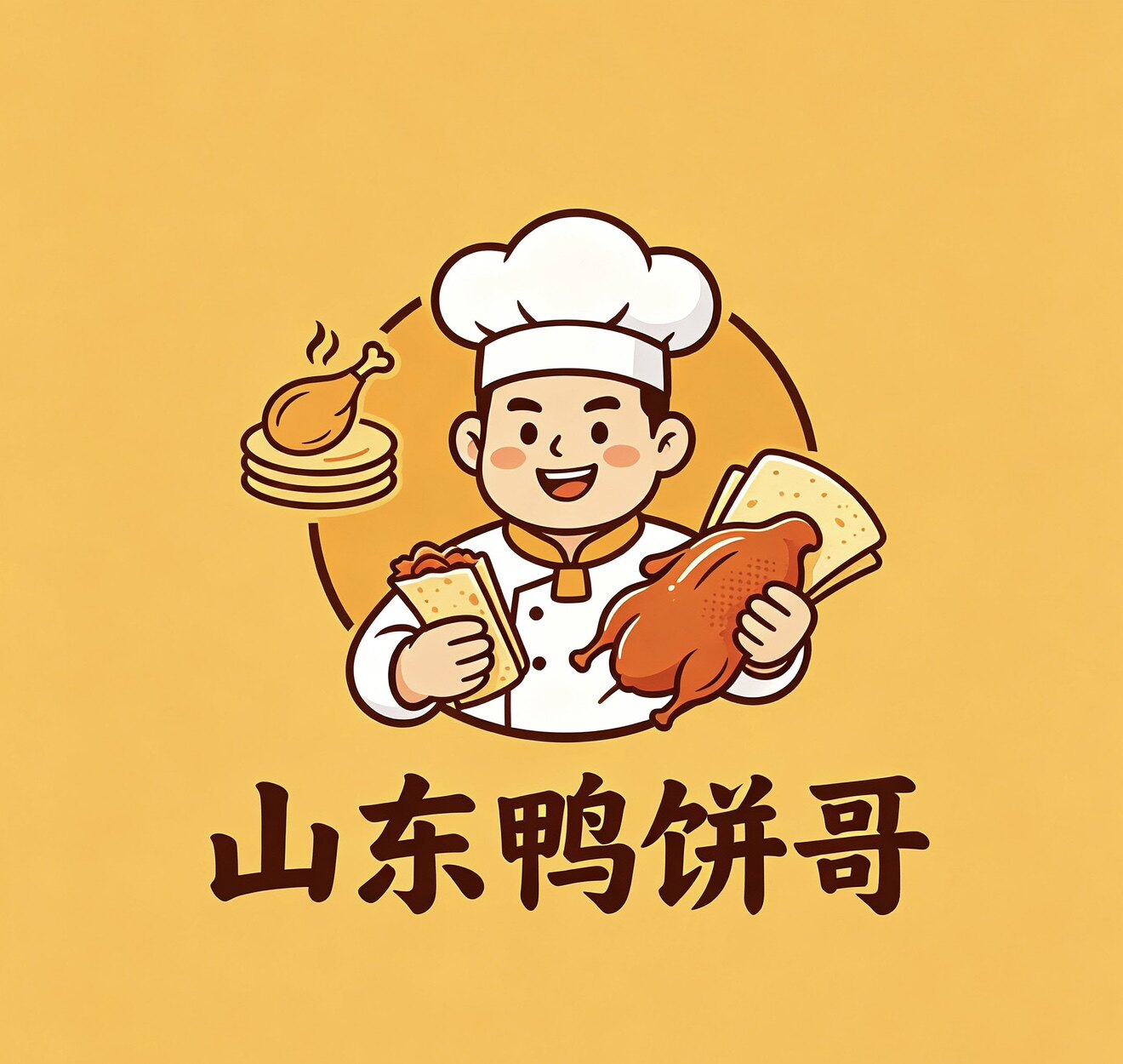 山东鸭饼哥的LOGO