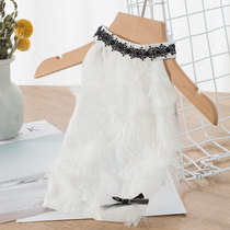 Erase Tea Cute Princess Dresses Small Dogs Summer Thin clothes teddy Bears Beauty kitty Cat Pets Spring Summer Vest