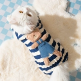 Трехмерная одежда для щенка медведя Весна и летняя плюшевая бишон медведь Померанский маленький собака кот кот четвероногий домашняя одежда