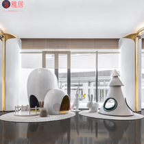 Glass fiber reinforced plastic customized mushroom pine tree house ornaments amusement park early education center shopping mall children outdoor cartoon large sculpture