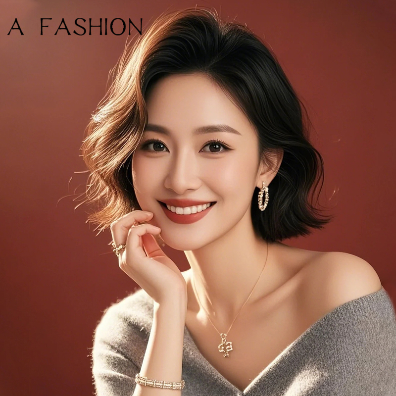 Wig for Women with Short Hair, Full Real Hair, Age-Reducing, Outwardly Curled, Breathable, Thin, Everyday Wig, Seamless, Invisible, Full Head Cover Wig for Women with Short Hair, Full Real Hair, Age-Reducing, Outwardly Curled, Breathable, Thin, Everyday Wig, Seamless, Invisible, Full Head Cover