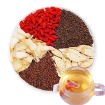 Chinese herbal medicine astragalus dodder wolfberry and astragalus dodder and wolfberry bags are soaked in water and made into tea bags