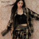 VIAPITTI ອອກແບບເສື້ອ plaid, vest lace versatile, skirt ອອກແບບສະຫມໍ່າສະເຫມີ