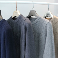 Các mặt hàng gia súc đang đến! 80 cashmere! Áo thun nam cổ tròn siêu mềm, áo len mỏng chạm đáy trong làn sóng giới trẻ áo khoác jean nam