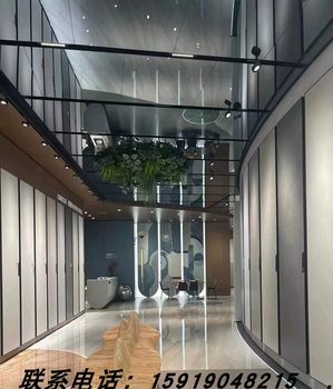 Stainless Steel Mirror Composite Honeycomb Panel Stainless Steel Sandblasted Aluminum Honeycomb Ceiling Partition Fireproof and Heat-Insulating