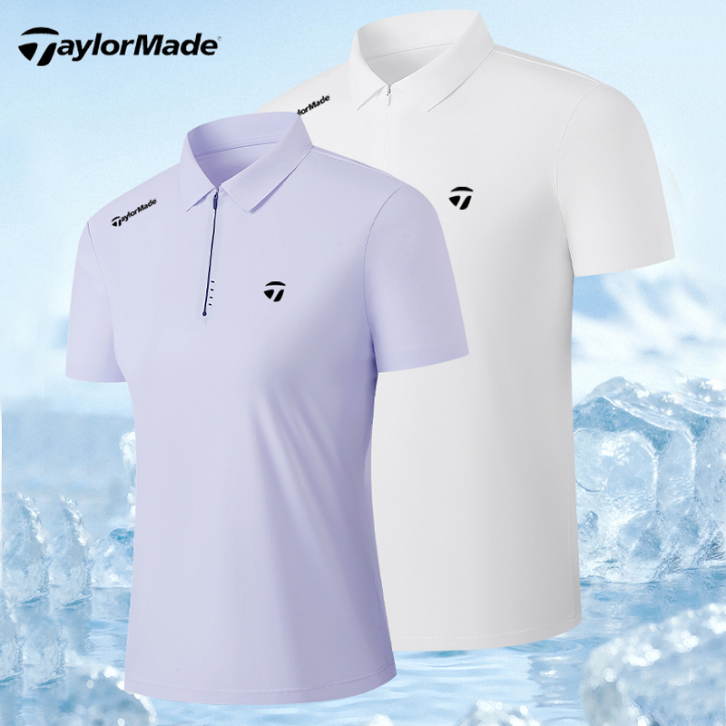 Taylormade Taylormade Golf Summer New Men's Short-Sleeved Polo Cardigan Women's Sports Quick-Drying T-Shirt