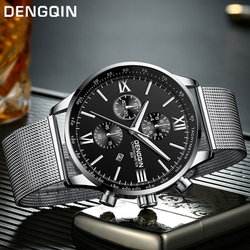 DENGQIN Brand Relogio Masculino watches men fashion Sport bo