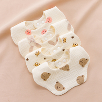 Baby dribbling 6-layer pure cotton gauze bib newborn baby dribbling bib for boys and girls summer bib