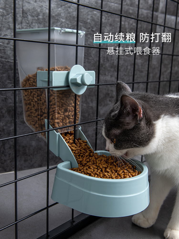 Cat Bowl Cat Food Basin Protection Cervical Spine Large Capacity Suspended Black Down Chin Bowl Anti-Turn Grain Bowl Pet Kitty Bowl