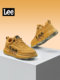 Lee男鞋2025春季新款真皮板鞋男士厚底小麦色运动休闲鞋子男潮鞋