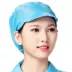 Mũ chống tĩnh điện xưởng sạch không bụi xưởng sản xuất điện tử xanh trắng mũ bảo hộ lao động nam nữ chống rụng tóc chống bụi bảo hộ lao động nón y tế nón y tế 