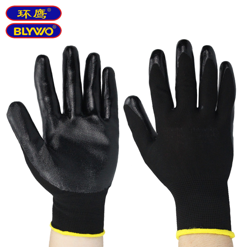 Ring Eagle Gloves Soaked rubber gloves Wearable labor protective gloves worksite for outdoor labor Protective supplies