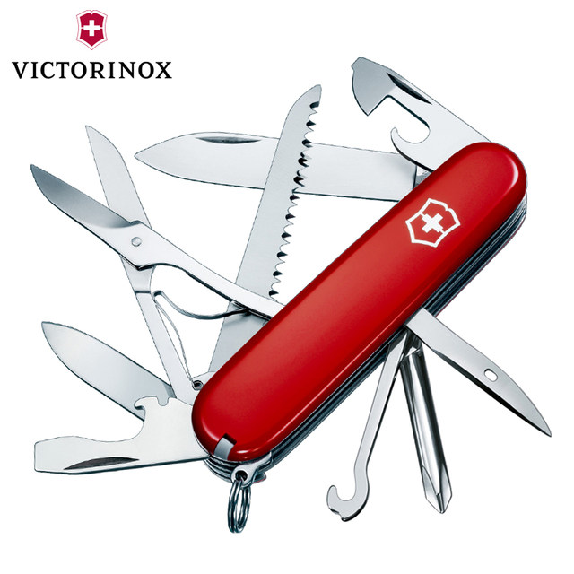 Victorinox Swiss Army Knife Stainless Steel Multifunctional Swiss Pocket Knife Farmer 1.4713 Folding Portable Outdoor Knife