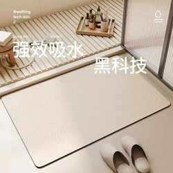 Japanese Bathroom Non-Slip Mat Diatomaceous Earth Simple Absorbent Toilet Bathroom Entrance Mat Quick-Drying Foot Mat
