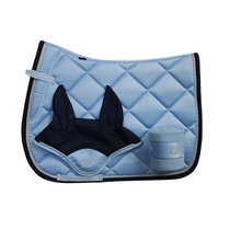 TF harness light blue obstacle horse sweat pad dance saddle pad sweat drawer set horse earmuffs leggings equestrian supplies