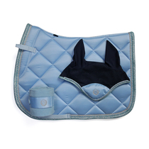 TF harness light blue obstacle horse sweat pad flash dance saddle pad sweat drawer leggings horse earmuff set