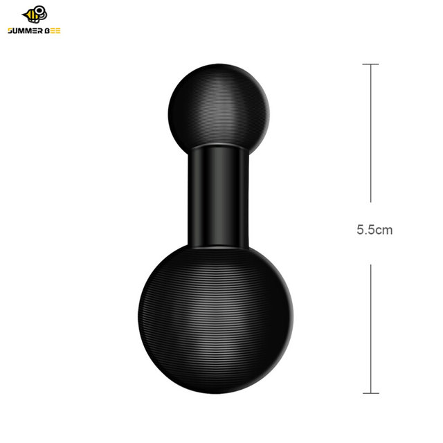 17mm ກັບ 25mm ball head connecting rod ເຊື່ອມຕໍ່ແຂນອະລູມິນຽມໂລຫະປະສົມ 1 ນິ້ວວົງເລັບຫົວຫົວບານ double ການຂະຫຍາຍຕົວລົດຈັກຫົວ