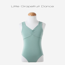 Children Dance Suit Harnesses Girls Summer Ballet Dancer Dancing Costume Test Class Chinese Dance Dress Body Suit