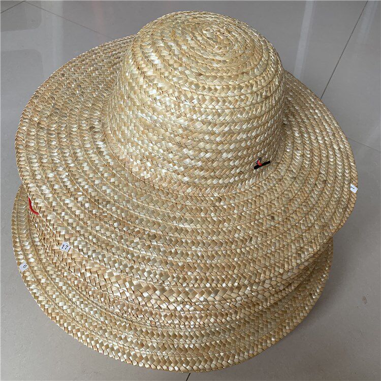 Straw Hat Men's Sun Protection Site Handmade Mcstalk Straw Hat Man Fishing Cap Outdoor Field Sunscreen Sunscreen Hat Children Summer