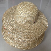 Straw Hat Mens Sun Protection Site Handmade Mcstalk Straw Hat Man Fishing Cap Outdoor Field Sunscreen Sunscreen Hat Children Summer