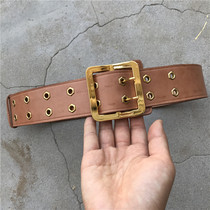 Field Falcons 06 Double rows of buttoned cow leather combat belts Training Secret Service Tactical belts