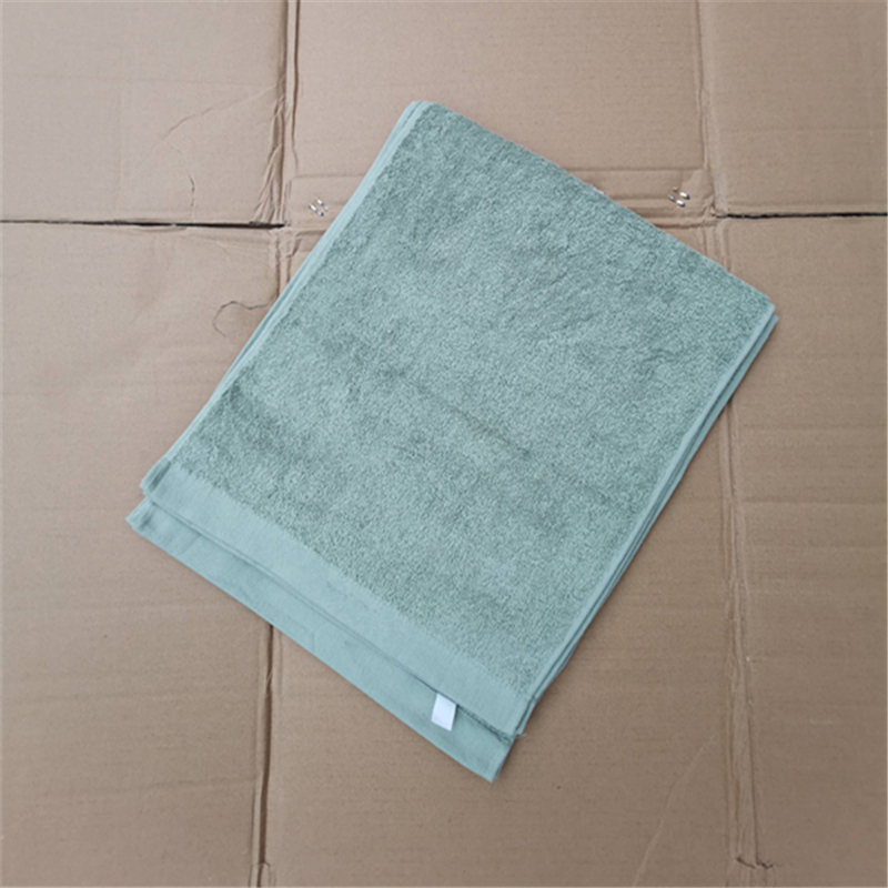 Authentic Pure Cotton New-Style Green Towel, Olive Green Household Towel, Extended Quick-Dry Towel, Outdoor Camping Towel