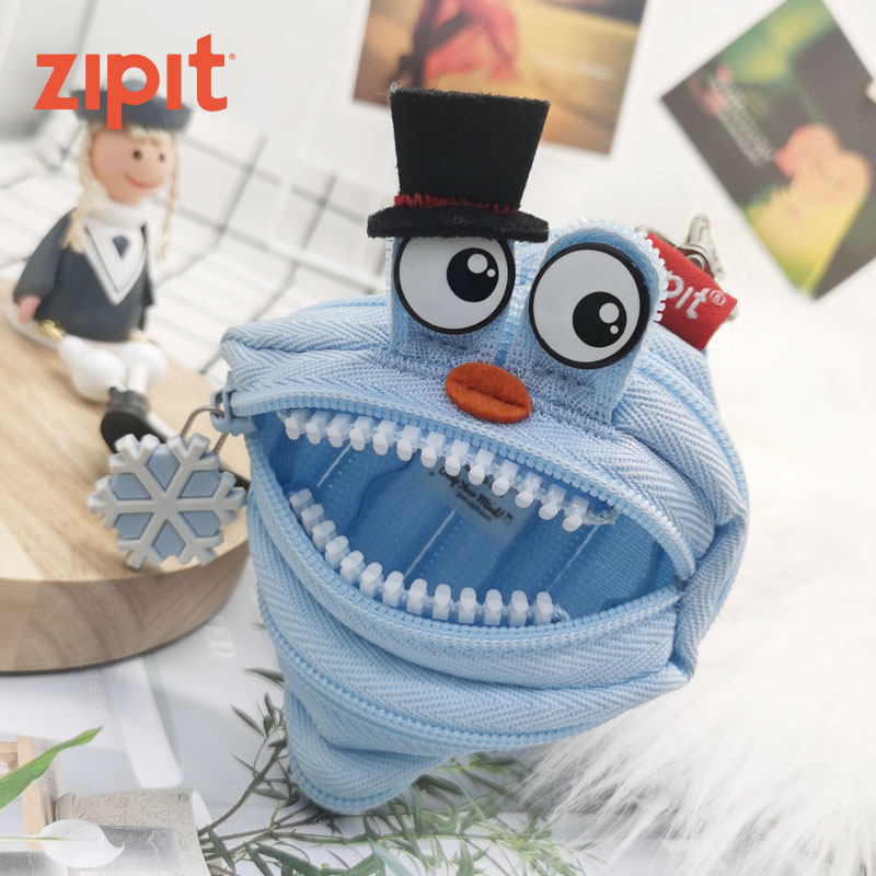 ZIPIT Zipit Zero Zero Series Change Wallet Curious Children Personality Daily Wear Headphone Bag Key Pack