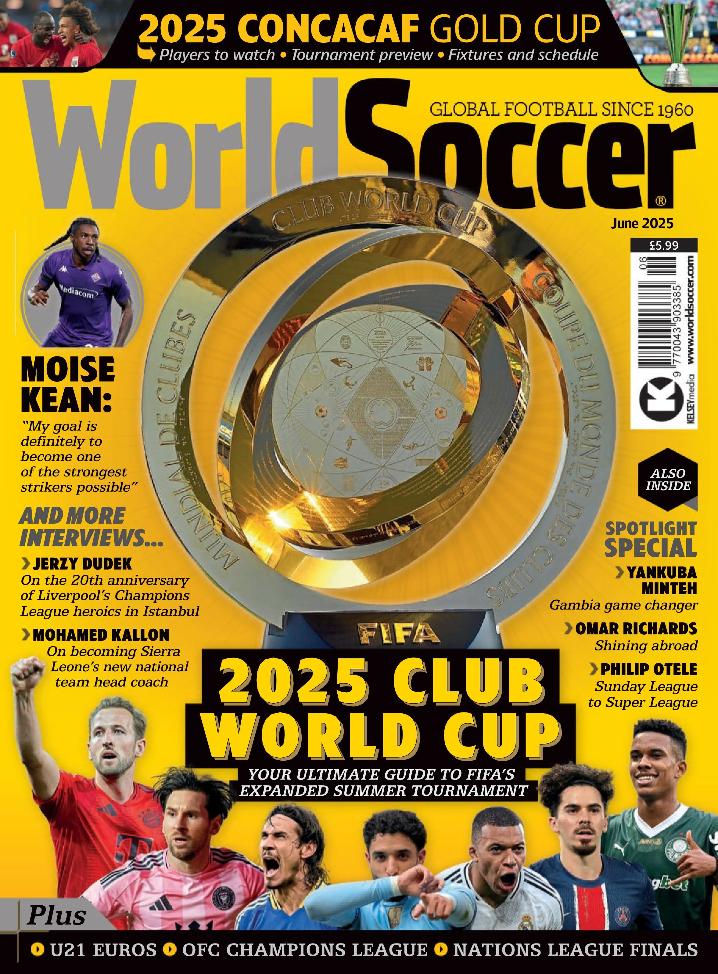 World Soccer 英國世界足球運動雜誌 2025年更新中