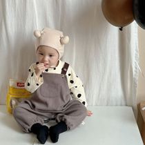 Autumn Costume Boy Girl Infant Pockets Overalls Children