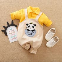Prowow Panda Baby Costume Cartoon Baby Overalls For