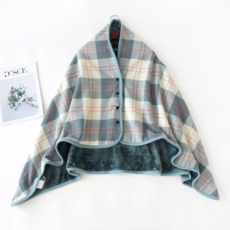 Shawl blankets office cloak afternoon nap blankets can be contained in winter students single girls' dormitory cover blanket sloth