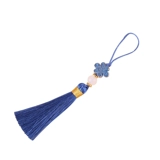 Изысканный аксессуар из белого нефрита, USB-флеш-накопитель, мобильный телефон, защитный чехол с кисточками