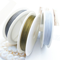 Steel wire wire large ring DIY copper wire accessories material string bead shaped copper wire wire wire leads