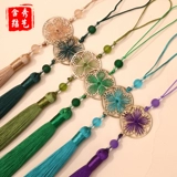 Китайский вентилятор с кисточками ручной работы, подвеска, ханьфу, ципао с аксессуарами, китайский стиль