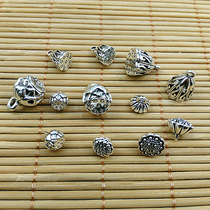 Tibetan anemone pendant handmade retro bracelet necklace beads diy jewelry accessories accessories torus spacer