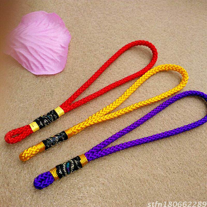 Chinese knot hanger rope diy hand-woven handle rope material toy piece rope mobile phone rope jewelry text play lanyard