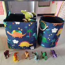 Plush toy storage basket Japan and South Korea cute large capacity three layers thick exquisite printed dirty clothes sundries storage basket