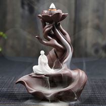Turn-back incense stove Creative pendulum pieces Honolulu Incense Burner Smoked home Buddha Lotus Purple Sand Stove Tea Table Zen scenographic Incense Aisle