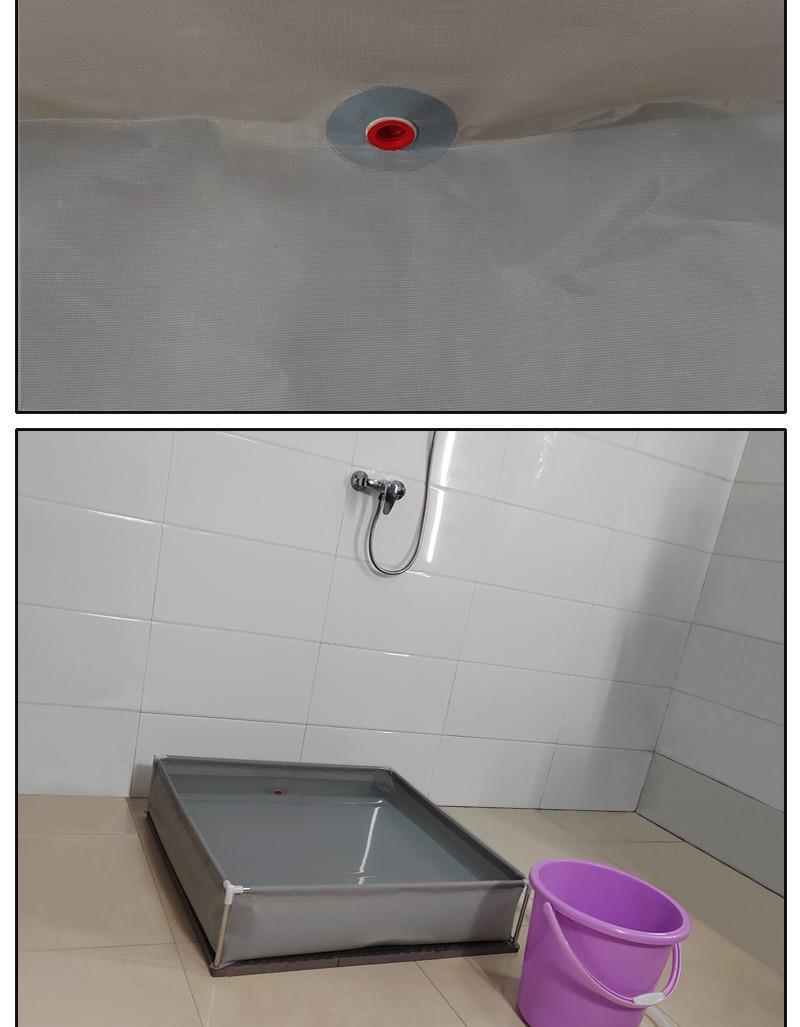 Ванна корпуса 带排水和底部全封闭浴罩的浴帐篷浴室温暖和温度简单淋浴房户外房车制造商