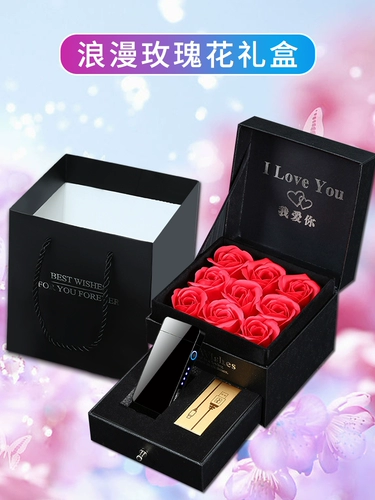 Мужская ветрозащитная высококлассная зажигалка с зарядкой, креативная фотография, делается под заказ, подарок на день рождения