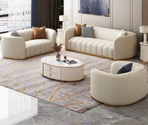 Fancy light extravaganza sofas modern minimalist Italy Napa cow leather sofas always lined with radians real leather sofas