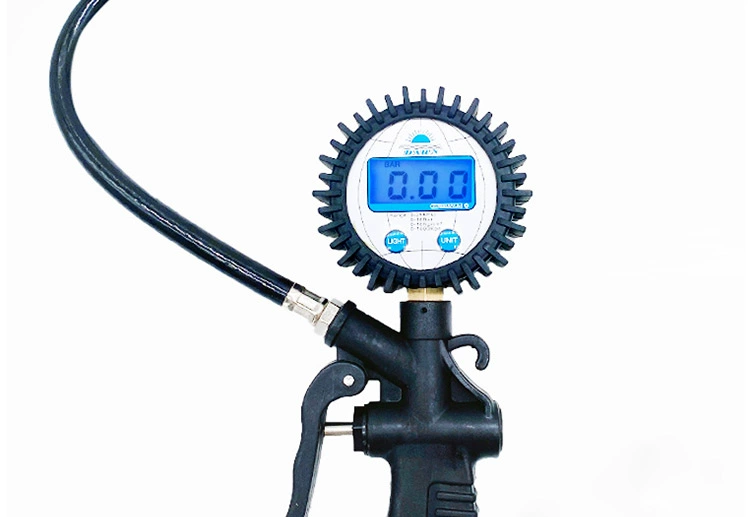 máy đo áp suất lốp Miaowei đồng hồ đo áp suất lốp phong vũ biểu có độ chính xác cao áp suất đai bơm hơi đầu xe áp suất lốp đồng hồ đo cộng với súng hơi đo áp suất lốp máy đo áp suất lốp ô tô