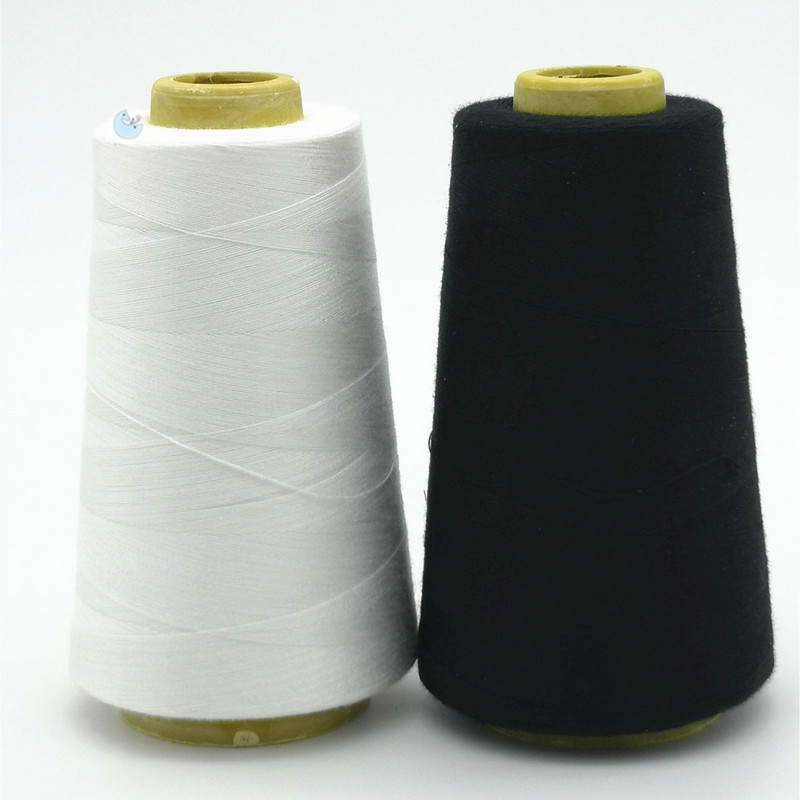 (two rolls of clothing) Manual Sewing Thread Stitch Stitch Sewing Thread Flat Car Sewing Machine Line Hands Home Black Red White Line