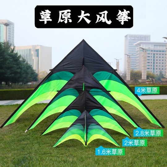 Кайт для взрослых, очень большой, подходит для травянистых мест, большой, сверхбольшой, профессиональный кайт высокого класса из Вэйфань, легко управляется при слабом ветре, модель для взрослых, новая модель 2025 года.